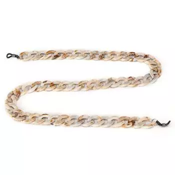 Акриловая цепочка для очков Простая стильная цепочка для солнцезащитных очков Ремешок для очков Ювелирные изделия Аксессуары Коричневый