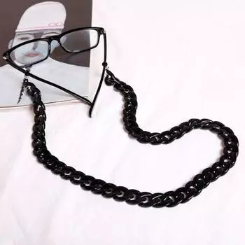 Акриловая цепочка для очков, противоскользящие очки, держатель для шнура, шейный ремешок, очки для чтения, веревка, унисекс as the picture