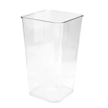 Акриловая цветочная композиция ведро квадратная декоративная ваза контейнер украшение для дома