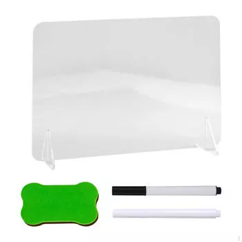 Акриловая доска для сухого стирания, прочная конструкция, простая стираемая доска для объявлений для домашнего офиса
