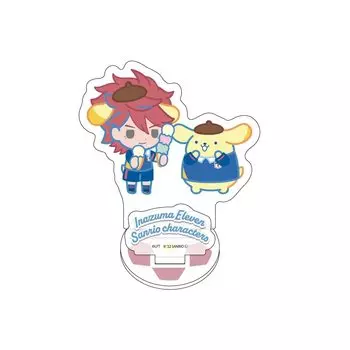 Акриловая фигурка персонажа Inazuma Eleven x Sanrio Characters 09 Yuma Nosaka x Pompompurin [Мини-иллюстрация]