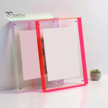 Акриловая фоторамка прозрачная постер картина настенная настольная рамка DIY плавающий эффект фоторамка для спальни гостиной галереи офиса 1pc