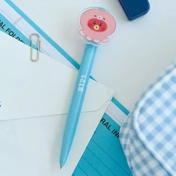 Акриловая гелевая ручка BT21 TATA Baby Ocean Friends