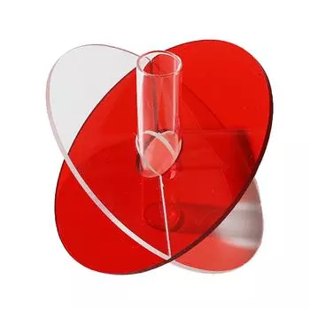 Акриловая геометрическая ваза для цветов, мелкие детали, легко моется, акриловая геометрическая ваза в стиле минимализма для