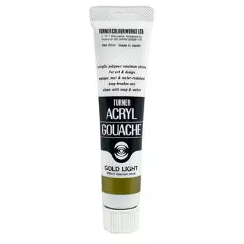 Акриловая гуашь Turner Color, светло-золотая AG020070 20 мл (нет. 6)