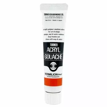 Акриловая гуашь Turner Color Vermilion (Хью) AG020114 20мл (нет. 6)