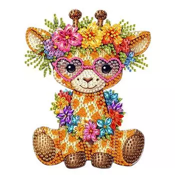 Акриловая качающаяся голова 5D DIY Diamond Art Настольные украшения Животное Домашний декор YB044