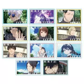 Акриловая карта Bell House Jujutsu Kaisen Trading Memories, 1 коробка, ширина 90 мм x ширина 55 мм, акрил, Кайдама/Тамаори, прибл.