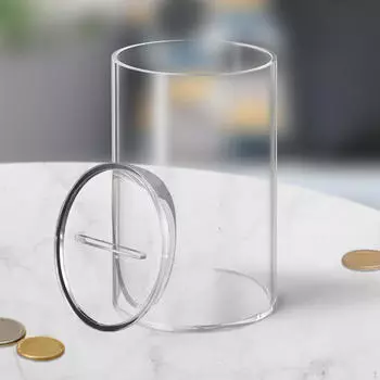 Акриловая копилка для денег, украшение для дома, изысканная прочная копилка-копилка S