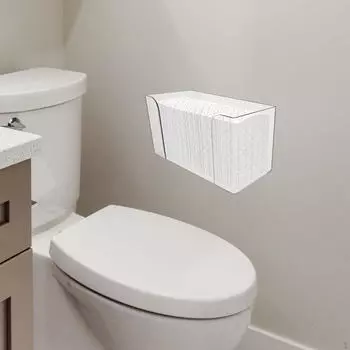 Акриловая коробка для салфеток, держатель для сумок, креативный диспенсер, чехол для салфеток в продуктовом магазине