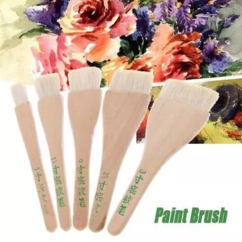 Акриловая козья шерсть с ручкой, акварельная студенческая стационарная кисть для рисования, кисти для рисования, товары для рукоделия B