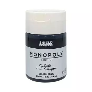 Акриловая краска Shield Monopoly 660 Черная, выберите этот продукт, купите базовый продукт, корейские игрушки
