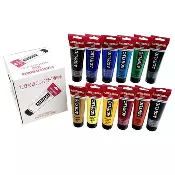 Акриловая краска Talens Japan Amsterdam Acrylic Color 12 цветов BN Set 120 мл 498787 AAC#12SETBN