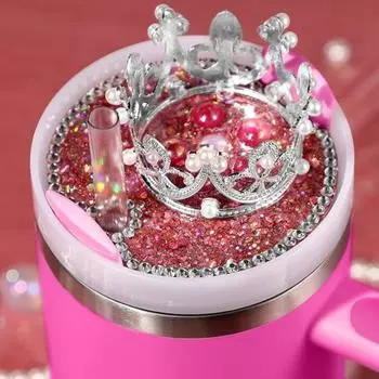 Акриловая крышка Yousheng, тарелка-топпер, легко моется, многоразового использования, простая установка, универсальная крышка для стакана с игристым венком, аксессуары для украшения B