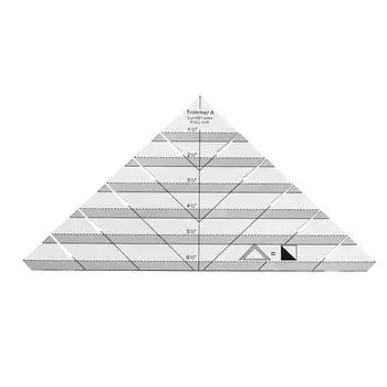 Акриловая линейка «сделай сам», шаблон с выемкой в форме треугольника, линейка для позиционирования, линейка для резки ткани