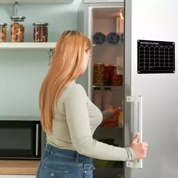 Акриловая магнитная доска для сухого стирания для холодильников Простая магнитная акриловая доска для расписания для дома