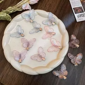 Акриловая Милая Заколка Для Волос Животные Маленькая Заколка Модная Бабочка Заколка Для Волос Ежедневно Style 2