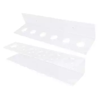 Акриловая настенная стойка для бильярдного кия, прозрачная, экономящая место, настенный держатель для 6 киев