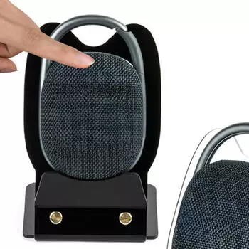 Акриловая настольная подставка для колонок с противоскользящим основанием Black