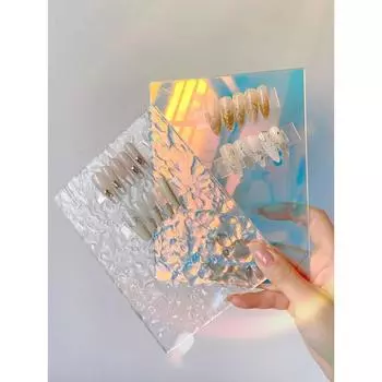 Акриловая палитра для дизайна ногтей, реквизит для фотографий, маникюрная доска, палитра, реквизит для фотографий, многофункциональный инструмент для дизайна ногтей