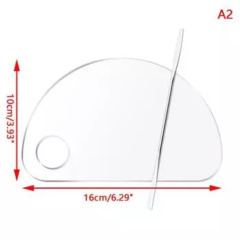 Акриловая палитра, шпатель, стержень, гель, основа для теней для век, крем для смешивания пигментов, косметический макияж из нержавеющей стали, набор инструментов для маникюра и дизайна ногтей