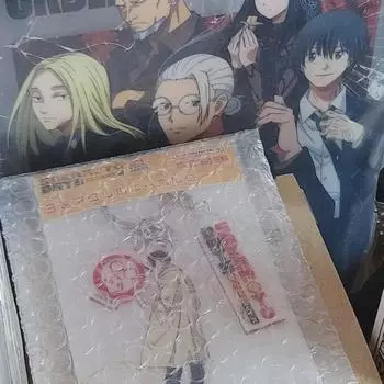 Акриловая панель для заказа приза D первой лотереи Sakaday + акриловый брелок Nagumo с тремя выводами