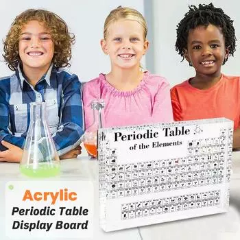 Акриловая Периодическая таблица химических элементов Периодическая таблица орнаментов обучающая доска One Size