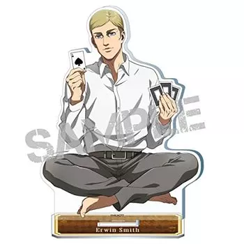 Акриловая подставка «Атака титанов» Эрвин (Тема «Трамп»)