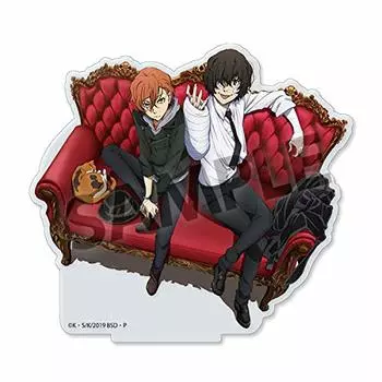 Акриловая подставка Bungo Stray Dogs Осаму Дазай Чуя Накахара версия [Перепродажа] и 15-летняя версия.