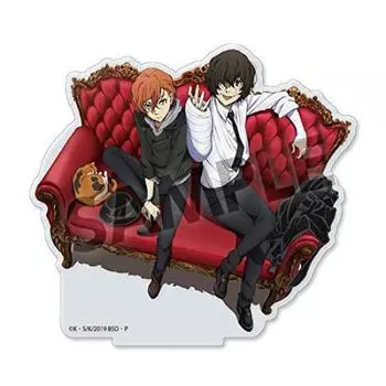 Акриловая подставка Bungo Stray Dogs Осаму Дазай Чуя Накахара версия [Перепродажа] и 15-летняя версия.