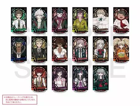 Акриловая подставка Danganronpa Character Stained Series для торговли, коробка 1/2 тома 2