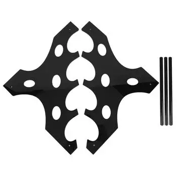 Акриловая подставка для демонстрации мечей, 4 уровня, универсальный настольный держатель для демонстрации мечей для дома