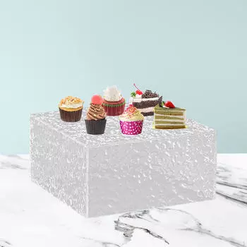 Акриловая подставка для десерта, фуршет, кейтеринг, чайные стеллажи для закусок для косметики style C