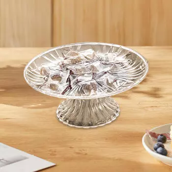 Акриловая подставка для фруктов и кексов, поднос для сервировки с основанием Home Snacks 15cm