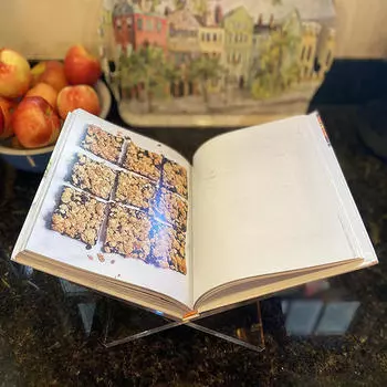 Акриловая подставка для книг, держатель для открытых и закрытых книг, современный, дисплей для чтения чёрный