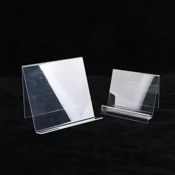 Акриловая подставка для книг, фоторамка, держатель для брошюр, органайзер для художественных работ