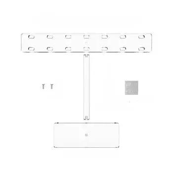 Акриловая подставка для очков, вмещающая в общей сложности 14 пар очков в два ряда
