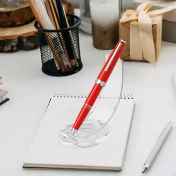 Акриловая подставка для ручек, подставка для кистей для макияжа, многофункциональный аксессуар, один держатель чистый