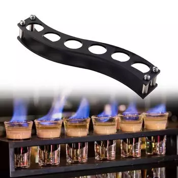 Акриловая подставка для рюмок и винных бокалов на столешнице 33.5x6x5.5cm