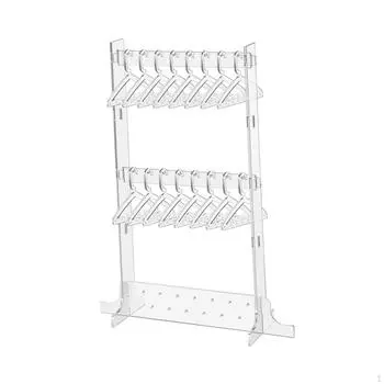 Акриловая подставка для сережек, подвесной органайзер, полка для ювелирных изделий, креативная стойка Clear