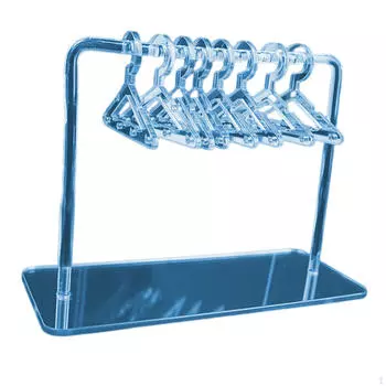 Акриловая подставка для сережек, вешалка для хранения сережек, подарок, крючок, декор, ювелирные изделия синий