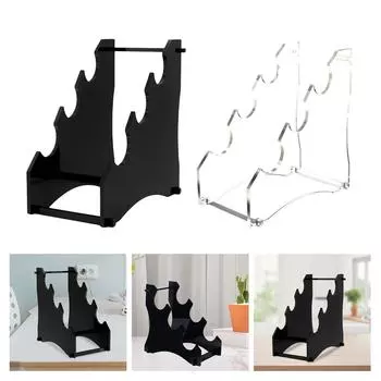 Акриловая подставка для световых мечей, телескопическая стойка для демонстрации предметов коллекционирования научной фантастики и реквизита для косплея, держатель для лазерных мечей чёрный