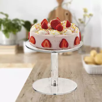 Акриловая подставка для торта, косметический органайзер, тарелка для демонстрации конфет и кексов для кухни S