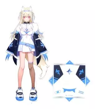 Акриловая подставка Fuwa Abyss Guard Hololive English -Advent- Debut Commemoration Official Goods