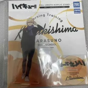 Акриловая подставка Haikyu Tsukishima Kei Karasuno Winter School, запечатанная