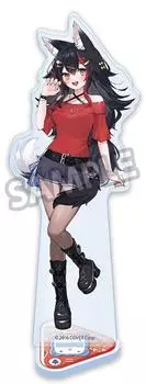 Акриловая подставка Hololive x Lawson Mio Ogami (костюм в стиле девчонки)