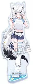 Акриловая подставка Hololive x Lawson Shirakami Fubuki (Костюм в стиле Гал)