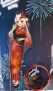 Акриловая подставка Hyakki Ayame Smiley Harmony Yukata Официальный товар