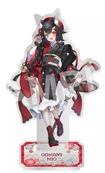 Акриловая подставка Mio Okami Hololive Holotsuri Harukaze Hanamai Official Goods