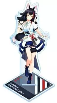 Акриловая подставка Mio Okami Яркий костюм Hololive 4th Festival Event Официальные товары